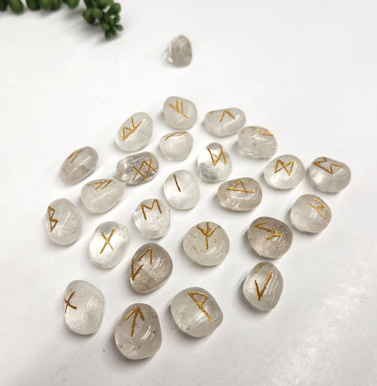 Rune Stone Set with Velvet Pouch