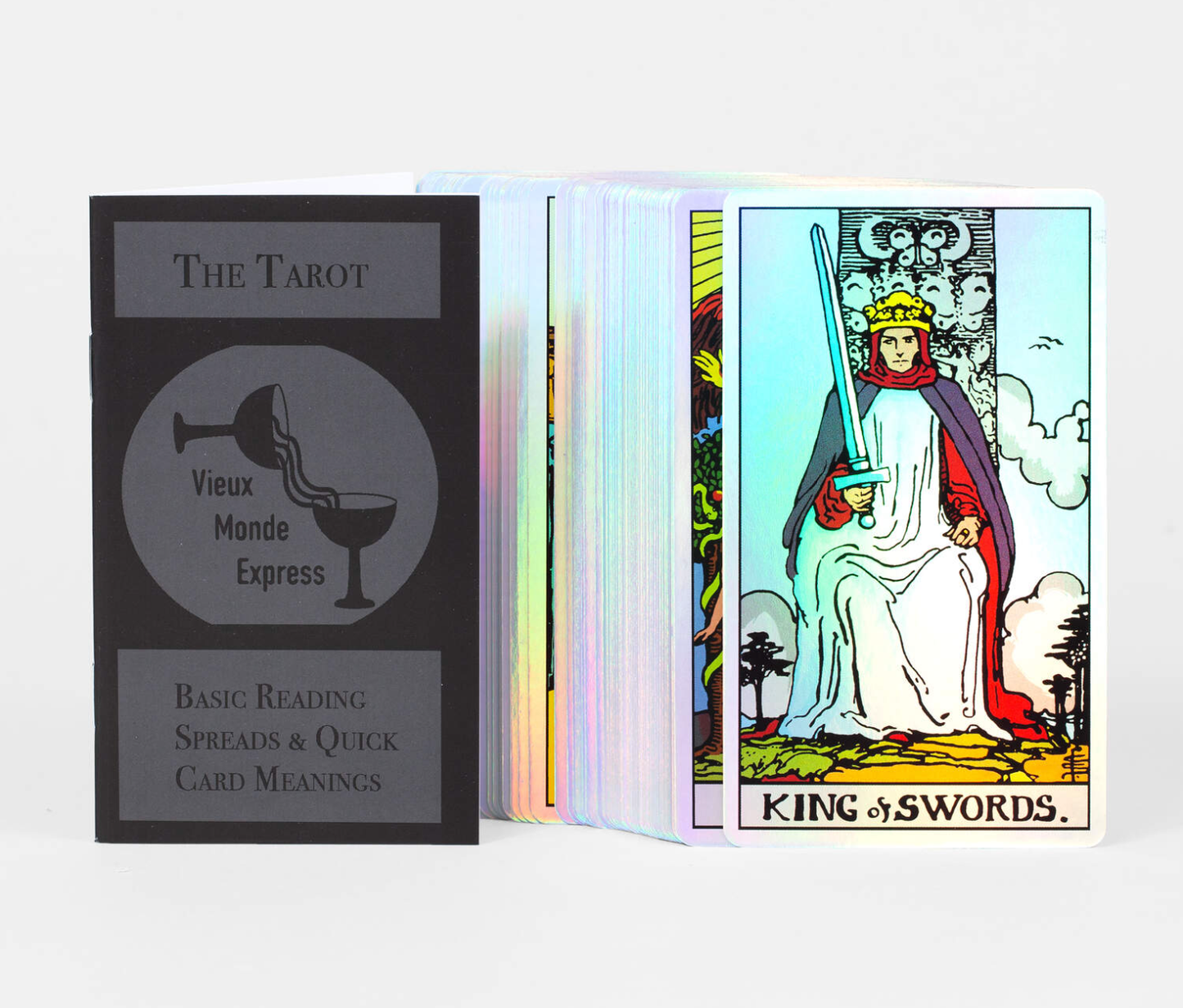 Holo Tarot: Holographic (Foil) Tarot Deck with Guide