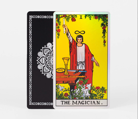 Holo Tarot: Holographic (Foil) Tarot Deck with Guide
