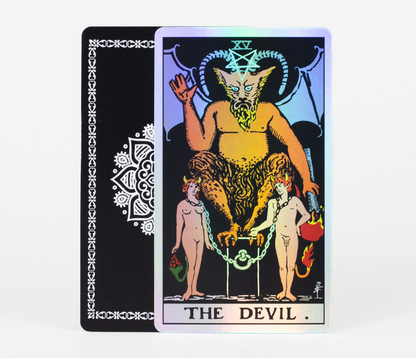 Holo Tarot: Holographic (Foil) Tarot Deck with Guide